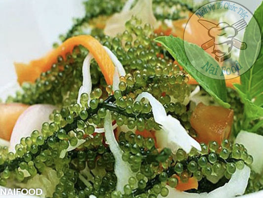 salad rong nho biển