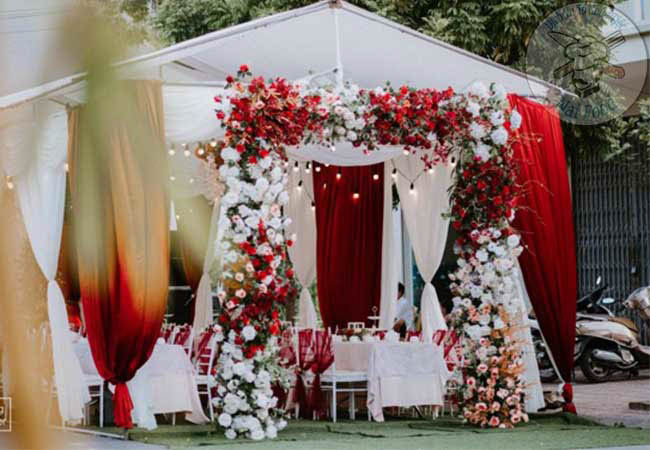 Mẫu cổng hoa cưới đẹp
