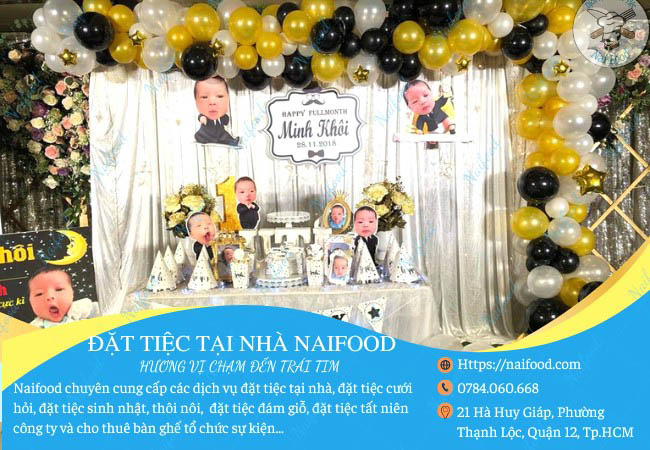 Dịch vụ đặt tiệc sinh nhật tại nhà quận 11 - Naifood