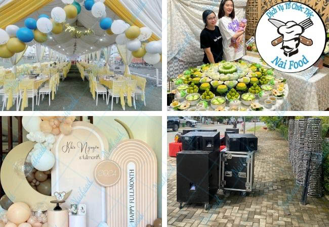Giới thiệu dịch vụ đặt tiệc đầy tháng Naifood