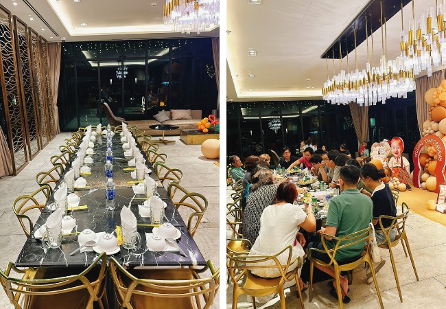 tiệc thôi nôi trọn gói