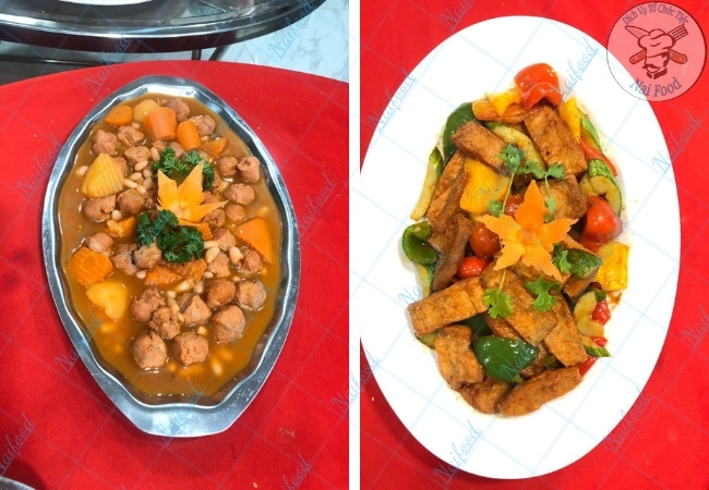 món ngon đãi tiệc chay