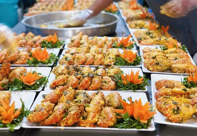 thực đơn tiệc cưới