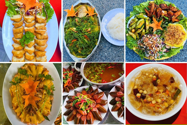 Thực đơn tiệc mặn 20