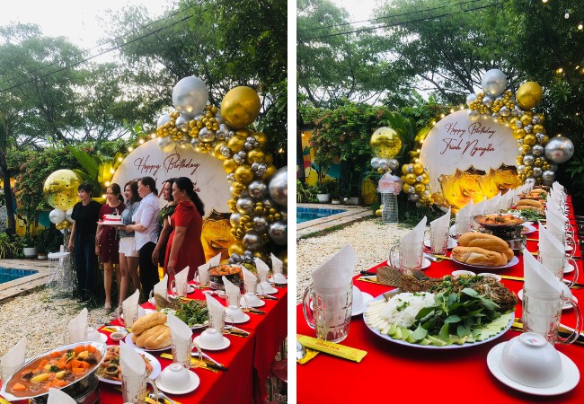 Tổ chức tiệc sinh nhật