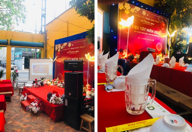 Dịch vụ đặt tiệc tất niên công ty