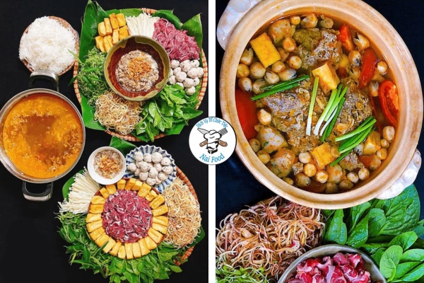 Lẩu riêu cua bắp bò