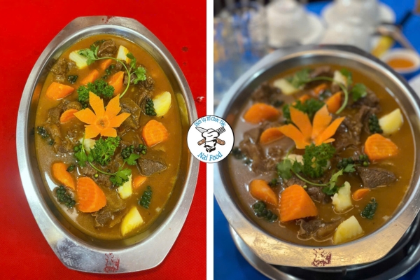 Bò nấu lagu bánh mỳ